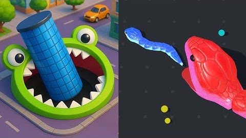 Hole.io vs Sanke Clash.io - ASMR games ( New Update ) Max level Gameplay, New mobile Gameplay