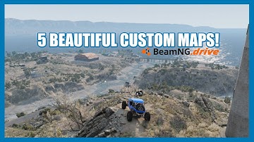 5 Beautiful Custom Maps in BeamNG.drive!