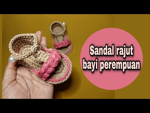 Video: Cara Merajut Selipar Bayi