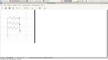 Schematics using GNU Emacs