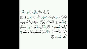 7 - سورة الأعراف ١٩١-١٩٤ - صلاح البدير
