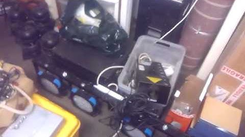 SmartShow Live running ProjeX - DMX lighting - AVR Arduino