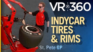 IndyCar Tire Change on Rim VR 360 Immersive 5k, St. Pete Grand Prix