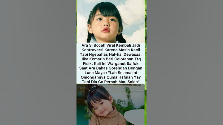 Ara si bocah viral karena masih kecil ngebahas masalah dewasa#beritaterkini #beritaviral #viralvideo