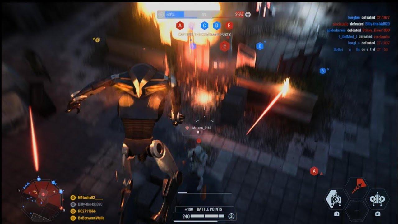 Tough match ends in victory for the Clankers on Naboo
