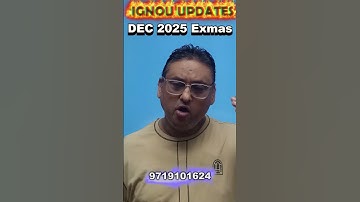 IGNOU ASSIGNMENT SUBMIT DATE #ignou #ignouassignment