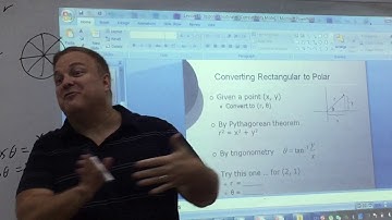 Mike Hodge teaching video: Polar Coordinates Part 5