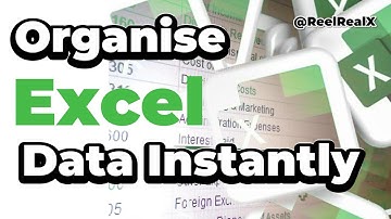 Excel Flash Fill Tutorial  Organize Data Fast #ExcelTips #Productivity #ReelRealX