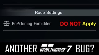 Polyphony, Fix This GT7 Bug ASAP... | Bypassing BoP in Daily Races