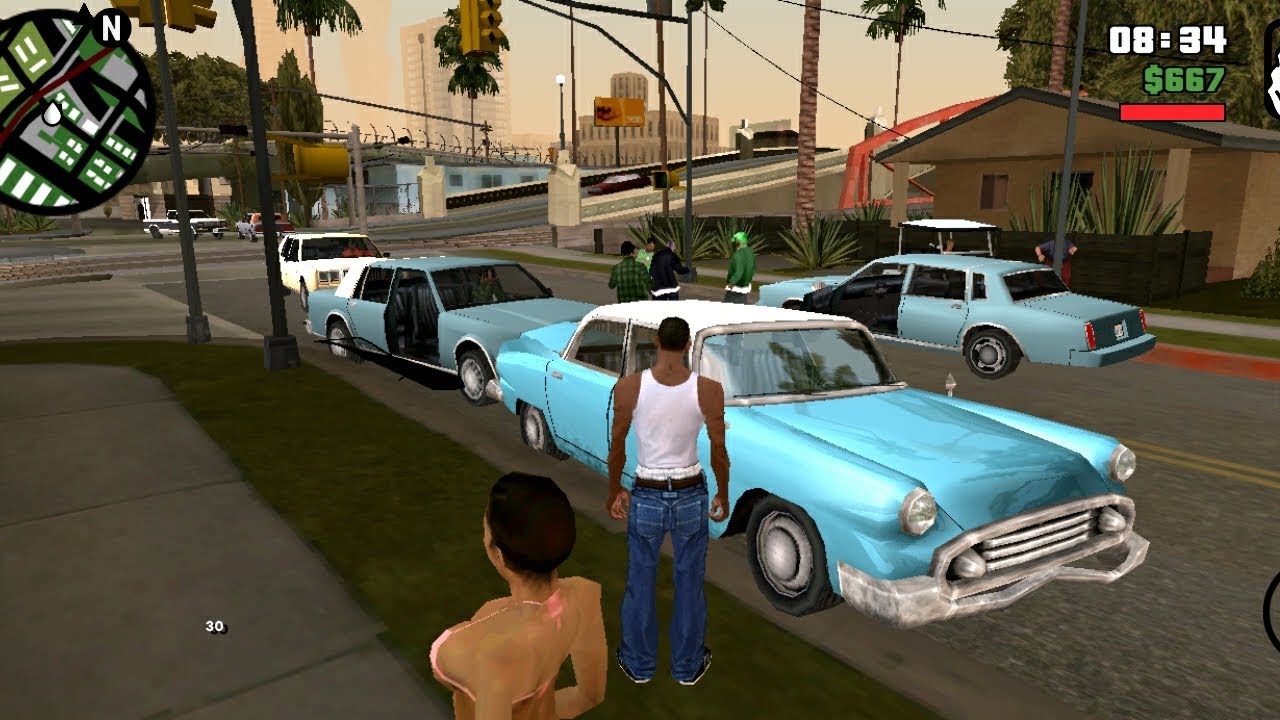 Grand Theft Auto San Andreas GamePlay - YouTube
