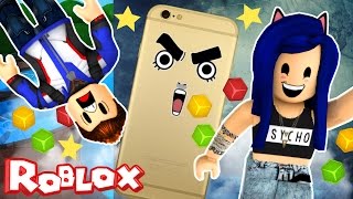 Roblox - ESCAPE THE GIANT iPHONE 7! WE CHEATED!?