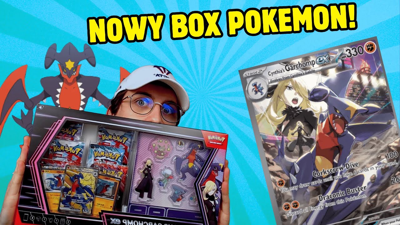 CYNTHIA I GARCHOMP EX BOX– MOCARNY DUET! Opening Premium