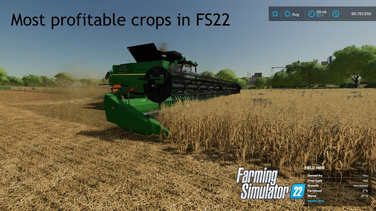 Farming Simulator 22 - The Most Profitable Crop To Grow - How to Make