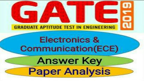 GATE 2019 ECE Paper Analysis with Answer key || GATE 2019 answer Key || Exam Guru
