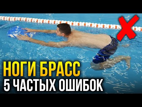 Работа ног в брассе. 5 самых частых ошибок, которые ломают всю технику