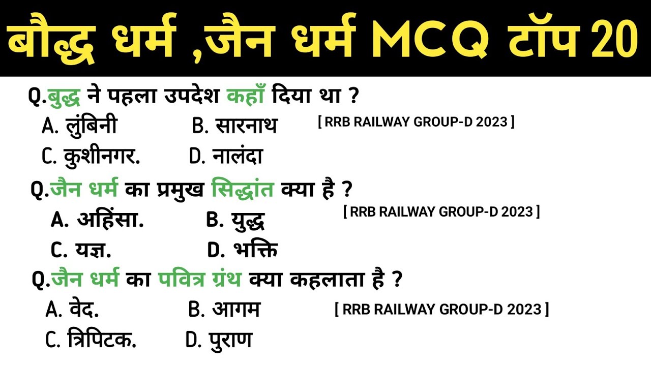 बौद्ध धर्म के महत्वपूर्ण प्रश्न | Baudh Dharm MCQ | Buddhism One Shot 🔥 | Ancient History GK