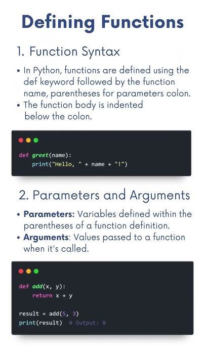 Functions in Python: Your toolkit for reusable code #python # ...