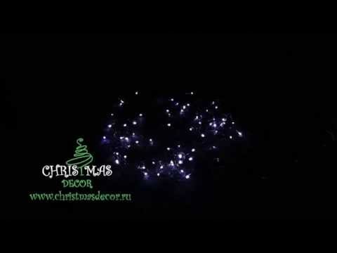 Светодиодная гирлянда с белым сиянием Светодиодная гирлянда с белым сиянием