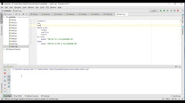 Palindrome number in python