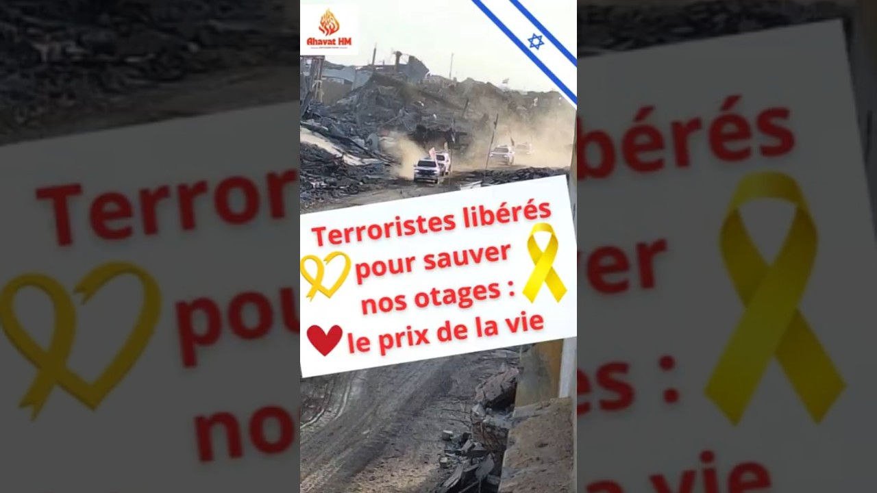 ⚠️Terroristes libérés pour sauver nos otages🎗 ⛔️ LE PRIX DE LA VIE 🇮🇱 Rav Chlomo Valensi  #israël