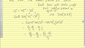 Adv Pre Calc 2017 5.4 Sum and Difference Formulas