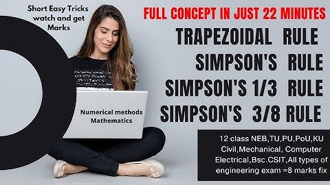 Trapezoidal Rule || Simpson