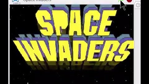 Scratch - Space Invaders: Intro and Prologue