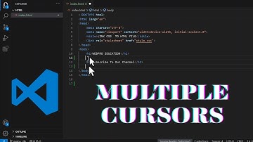 How To Create Multiple Cursors In Vs Code