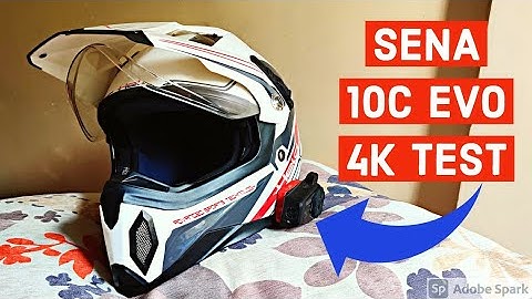 SENA 10C EVO | 4K VIDEO TEST | BLUETOOTH INTERCOM WITH CAMERA