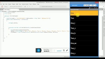 Xamarin.Android ListView Example using ListActivity - Part 2 (English Version)