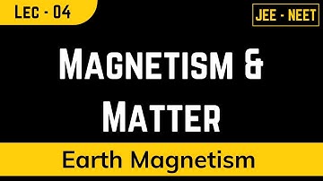 MAGNETISM AND MATTER EARTH MAGNETISM LEC4 SOHAM SIR AARADHYA