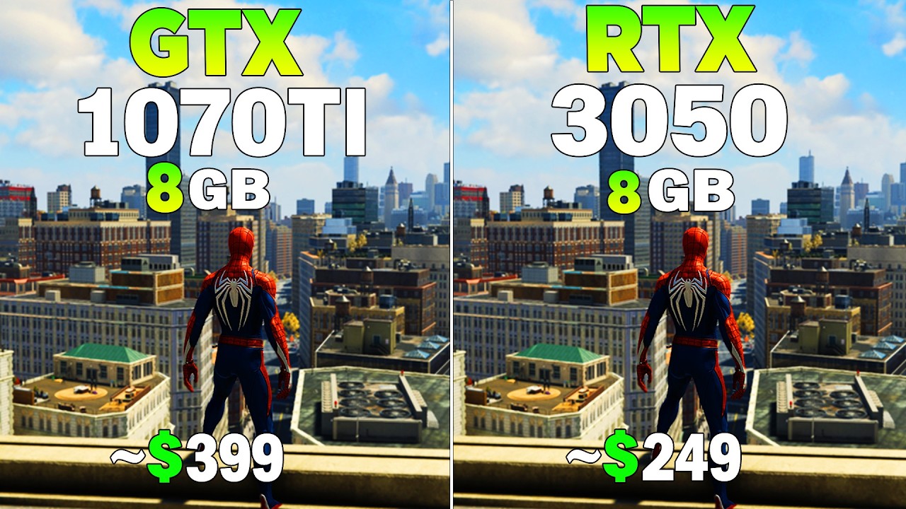 GTX 1070 Tİ vs RTX 3050 - Test in 12 Games