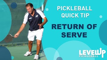 Pickleball Quick Tip: How to Hit a Better Return of Serve