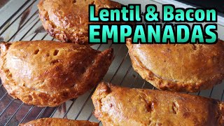 Lentil & Bacon EmpanadaStyle Pasties