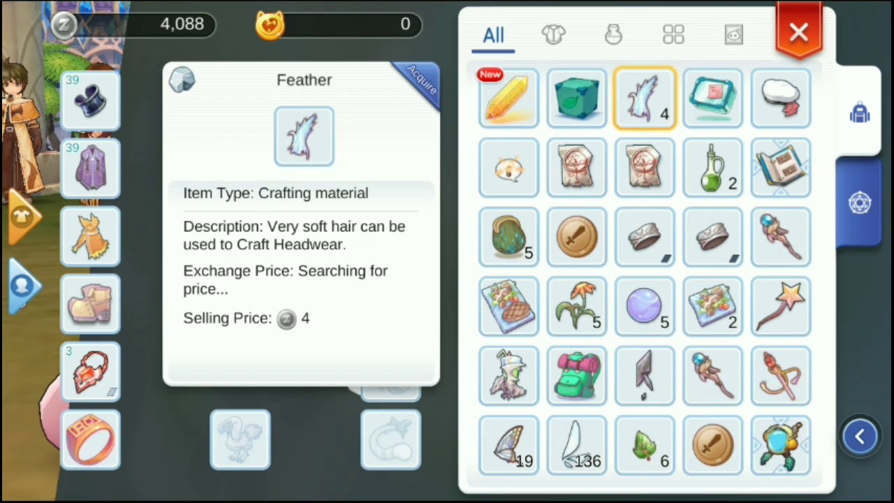 Feather Ragnarok How to Get Feather Ragnarok M Enternal Love - YouTube