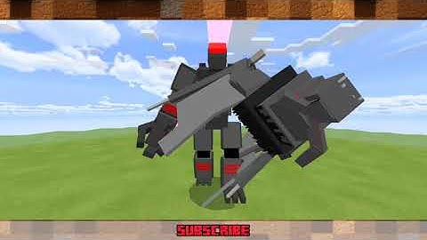 Minecraft Mecha Kong Vs Camazotz
