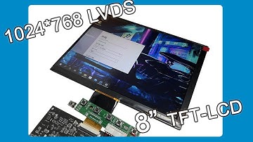 8 inch TFT LCD 1024X768 LVDS Interface HJ080IA-01E