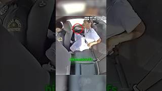 Handcuffed Suspect Stole a Police Car  #bodycam #shortsfeed
