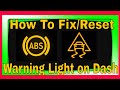 How to fix ABS light, Traction Control light, Service Stabiltrack light