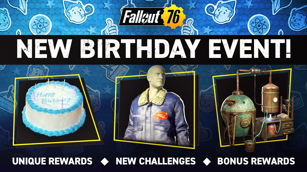 NEW Birthday Challenge Event! All Rewards and Challenges Fallout 76