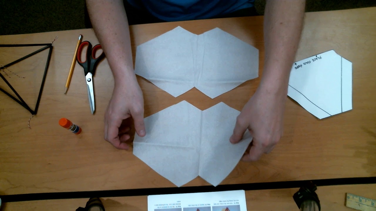 Tetra Kite How To 2 Tissue Paper Skin YouTube