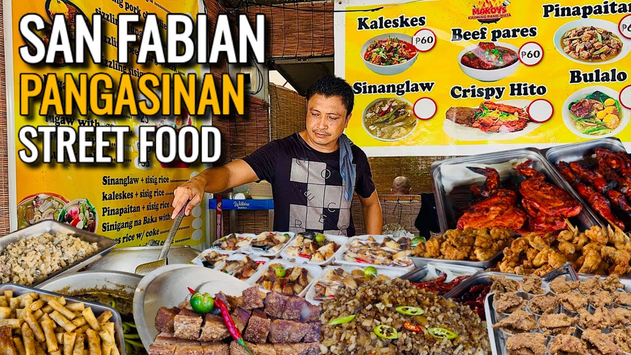 PHILIPPINES STREET FOOD TOUR IN SAN FABIAN PANGASINAN | Where to Find the Best Local Food in Town!