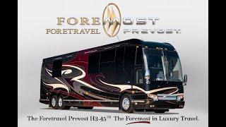 $2.8MM Luxury RV  2000 years in the Making! Foretravel Prevost H345™ The Foremost in Luxury Travel