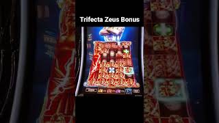 Rare Trifecta hit on Zeus unleashed bonus #lasvegas #casino #slots #gambling screenshot 5