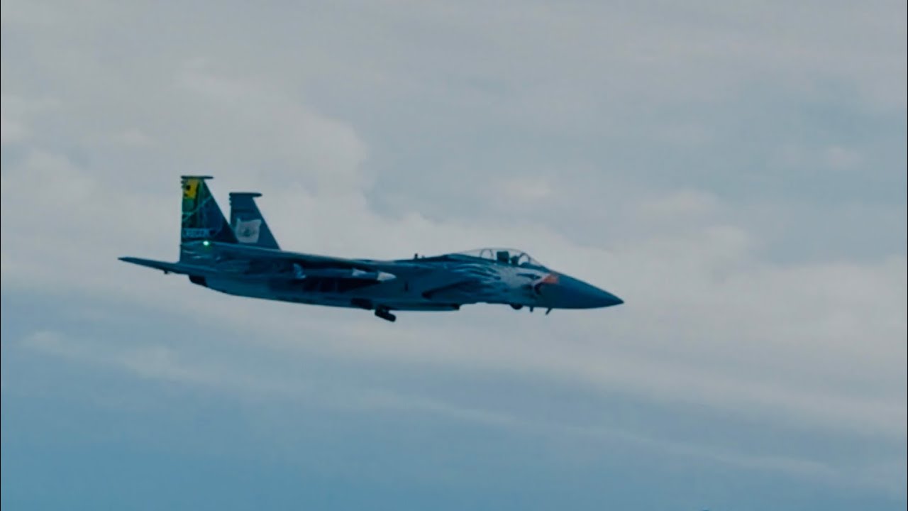 一江橋 鄭老板 藍箭F15精彩飛行