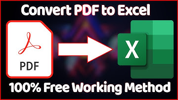 How to Convert PDF to Excel Easily In 2023 (100% Working Method) ✔✔✔