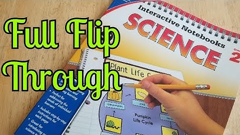 Science Grade 2 Interactive Notebooks by Carson Dellosa (Flip Through)