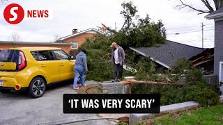 Homes and vehicles damaged in Tennessee as major storms move through the US