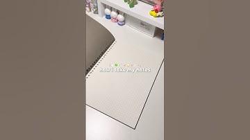 how i take my notes 🍀 ⋆˙⟡ #study #studywithme #studymotivation #asmr #aesthetic #studygram #shorts