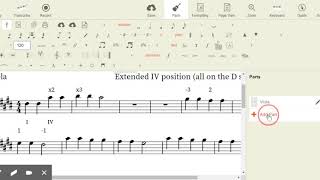 Adding Parts in Noteflight
